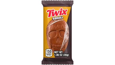 Twix Skull Caramel Chocolate Cookie Candy Bar