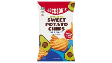 Jackson's Chips Vegan Avocado Oil Wavy Sweet Sea Salt Potato Chips
