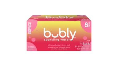 Bubly Strawberry Sunset Sparkling Water
