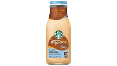 Starbucks Frappuccino Lite Sea Salt Caramel Gelato Chilled Coffee Drink