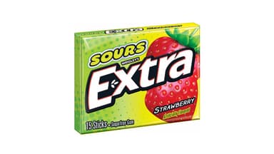 Extra Sour Strawberry Gum