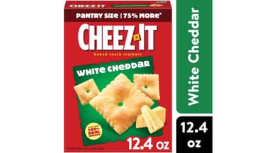 Cheez-It White Cheddar Cheese Baked Snack Crackers Pantry Size
