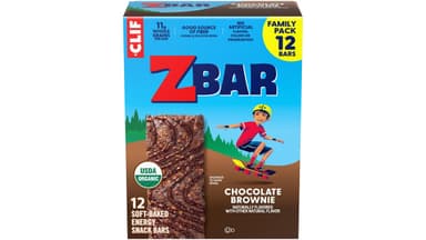 Clif ZBAR Organic Non-GMO Chocolate Brownie Soft Baked Energy Bars Family