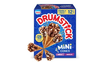 Drumstick Vanilla and Chocolate Mini Sundae Cones Variety