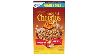 Honey Nut Cheerios Gluten Free Whole Grain Oats Breakfast Cereal Family Size