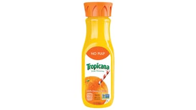 Tropicana No Pulp Pure Premium 100% Orange Juice