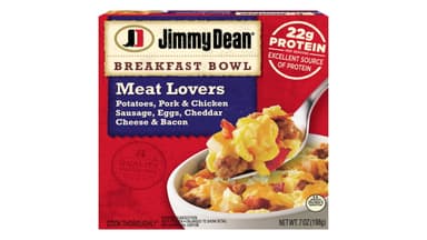 Jimmy Dean Frozen Meat Lovers Breakfast Bowl