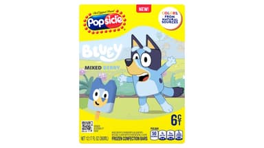 Popsicle Bluey Mixed Berry Frozen Confection Bars