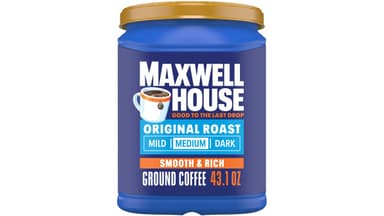 Maxwell House Original Medium Roast Ground Coffee Canister