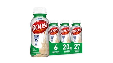 Boost Very Vanilla High Protein Nutritional Drink Shakes