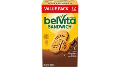 BelVita Sandwich Dark Chocolate Creme Breakfast Biscuits Value