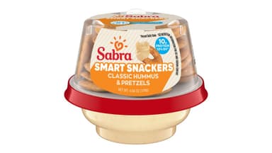 Sabra Hummus with Pretzel