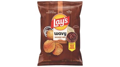 Lay's Wavy Hickory BBQ Flavored Potato Chips