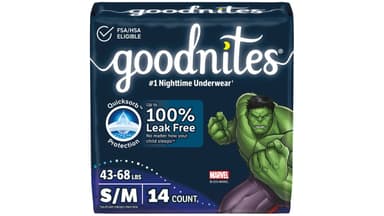Goodnites x Marvel QuickSorb Boy's Nighttime Bedwetting 43- Underwear ( ) (Small/Medium)