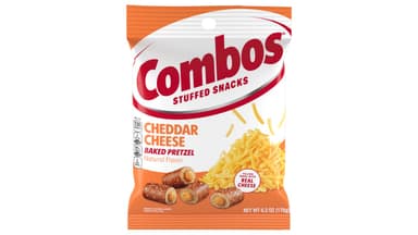 Combos Stuffed Snacks Cheddar Cheese Baked Pretzel Snacks