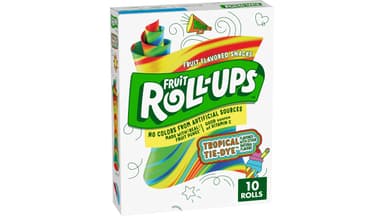 Fruit Roll-Ups Gluten Free Tropical Tie-Dye Fruit Flavored Snacks