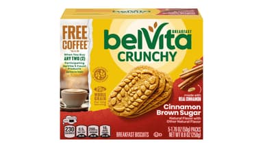 BelVita Crunchy Cinnamon Brown Sugar Breakfast Biscuits