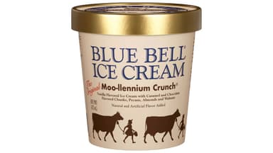 Blue Bell Creameries Moo-llennium Crunch Ice Cream
