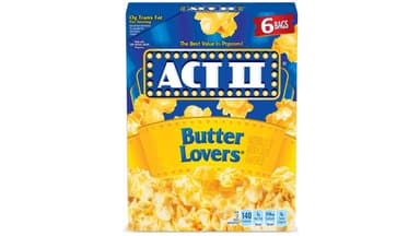 Act II Butter Lovers Trans Fat Microwave Popcorn