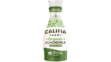 Califia Farms Organic Dairy Free Unsweetened Almond Milk