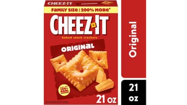 Cheez-It Original Baked Cheese Snack Crackers Box Family Size