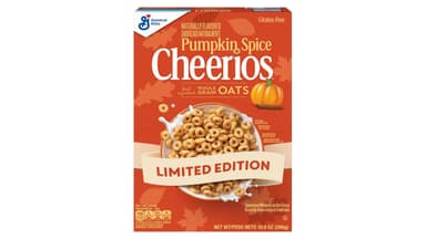 Cheerios Whole Grain Oats Cereal Pumpkin Spice