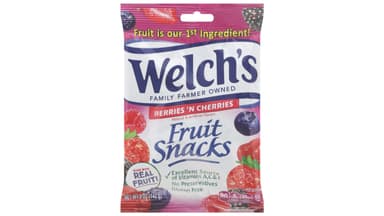 Welch's Gluten Free Berries 'N Cherries Fruit Snacks Peg