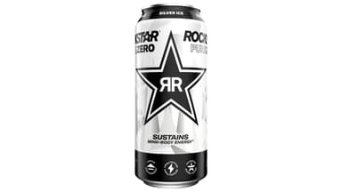 Rockstar Pure Zero Sugar Free Energy Drink Silver Ice