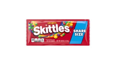 Skittles Chewy Original Candies Bag Share Size