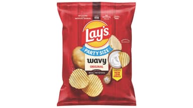 Lay's Wavy Original Potato Chips Party Size