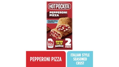 Hot Pockets Italian Style Seasoned Crust Pepperoni Pizza Snacks