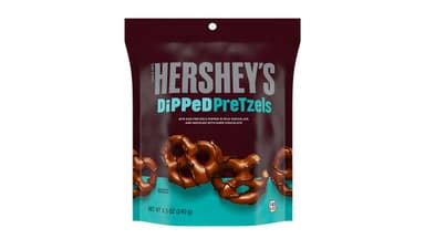 Hershey's Dipped Milk Chocolate with Dark Chocolate Drizzle Pretzels