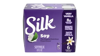Silk Dairy Free Vegan Shelf Stable Very Vanilla Soymilk