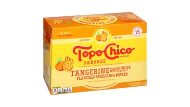 Topo Chico Sabores Tangerine with Ginger Extract Flavored Sparkling Water