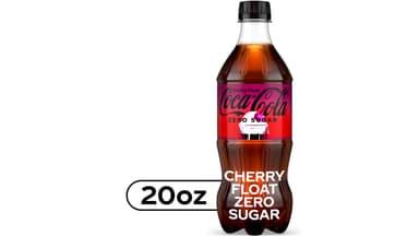 Coke Zero Sugar Cherry Float Soda