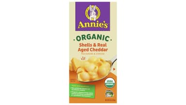 Annie's Organic Shells and Real Aged Cheddar Macaroni and Cheese