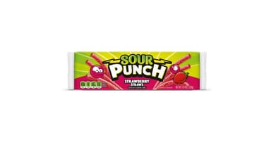 Sour Punch Chewy Strawberry Straws Candy Tray