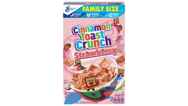 Cinnamon Toast Crunch Strawberry Breakfast Cereal Family Size