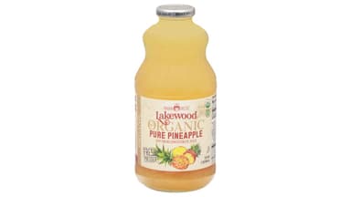 Lakewood Organic Fresh Pressed Pure Pineapple Juice