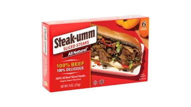 Steak-Umm Frozen 100% All Beef Sliced Sandwich Steaks