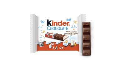 Kinder Chocolate Milk Chocolate Bars with Creamy Milky Filling