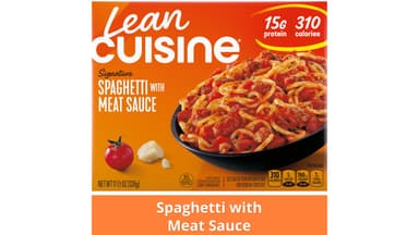 Lean Cuisine Frozen Protein Kick Spaghetti Meal with Meat Sauce