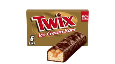 Twix Individually Wrapped Vanilla Caramel Chocolatey Cookie Ice Cream Bars