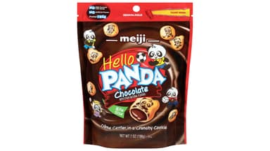 Meiji Hello Panda Chocolate Creme Center Crunchy Cookies Bite Size