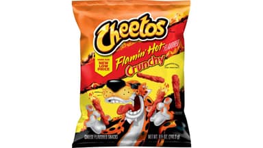 Cheetos Crunchy Flamin Hot Cheese Flavored Snacks