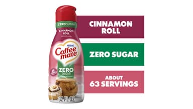 Coffee-Mate Zero Sugar Cinnamon Roll Liquid Coffee Creamer