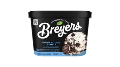 Breyers Double Cookie Crumble Frozen Dairy Dessert