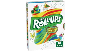 Fruit Roll-Ups Gluten Free Tropical Tie-Die Fruit Flavored Snacks