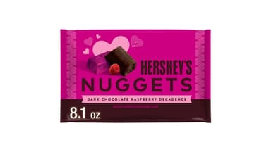 Hershey's Nuggets Dark Chocolate Raspberry Decadence Candies Valentine's