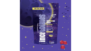 Incredibles Snoozzzierberry Gummies Hemp THC 10mg CBN 5mg CBG 5mg